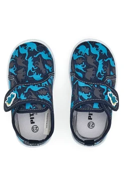 Sneakers Blu con Dinosauri Pitt Kids 2672