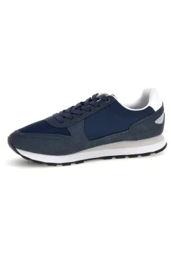 Sneakers blu con inserti a contrasto e lacci Carrera CAM12100M3737
