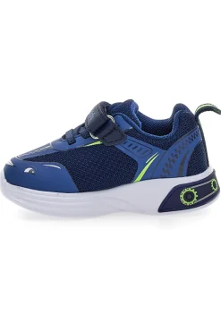 Sneakers blu con luci a LED e dettagli grafici M-Kids MG251551