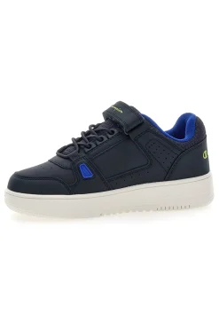 Sneakers blu con velcro e dettagli verdi Champion RD18 LOW COMB B PS