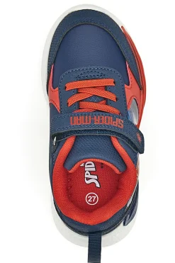 Sneakers blu e rosse con luci Spiderman M13063MC