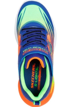 Sneakers Blu e Verdi Con Luci Colorate Skechers S-Lights: Flex-Glow Ultra