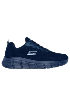 Sneakers blu in knit ammortizzate Skechers Bobs B Flex Chill Edge