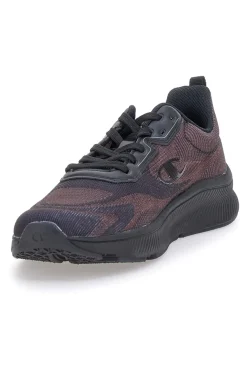 Sneakers bordeaux running in mesh con suola nera Champion Galactic Low Cut Shoe