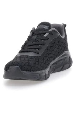 Sneakers Casual Nere in Mesh Skechers Bobs B Flex - Quick Pivot