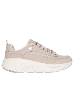 Sneakers Cipria con Dettagli Glitter SKECHERS D'LUX WALKER 2.0 GOLDEN STEP