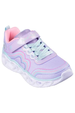 Sneakers con Luci da Bimbi Skechers Heart Lights Retro Hearts
