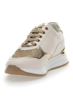 Sneakers con Strass Oro Mariella Burani 50384