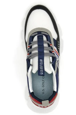 Sneakers con suola Chunky Golf Club 6620 Bianche