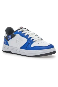 Sneakers Cotton Belt Funky Pop Bianche e Blu