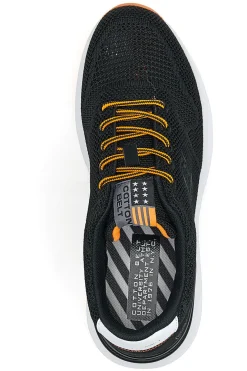 Sneakers Cotton Belt Lucas Nere e Arancio