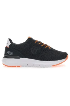 Sneakers Cotton Belt Lucas Nere e Arancio
