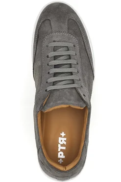 Sneakers da uomo grigio in pelle Ptr 3001