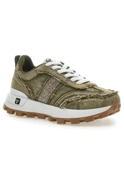 Sneakers Effetto Jeans Verdi FREDDY FY7604