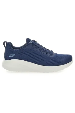 Sneakers Fitness Skechers Bob Squad Chaos-Face Off Blu