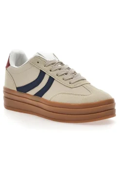 Sneakers Flatform Beige Cafè Cost BKTZ3003