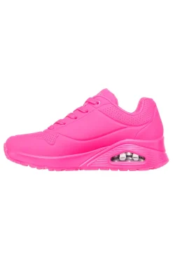 Sneakers Fuxia con Air-Cooled Memory Foam Skech-Air Skechers Uno - Night Shades