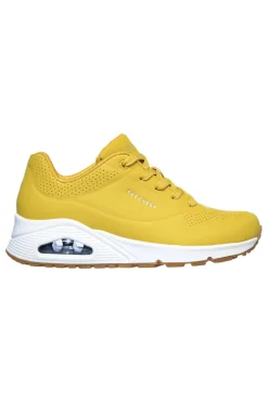 Sneakers Gialle da Donna Skechers Uno-Stand on Air