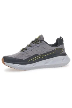 Sneakers grigie con dettagli fluo ROUTE 66 RO51811D