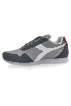 Sneakers Grigie con Fregio Bianco Diadora Simple Run