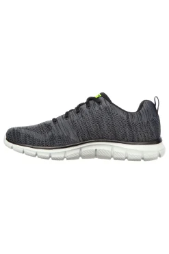 Sneakers Grigie Con Memory Foam Skeachers Track Front Runner