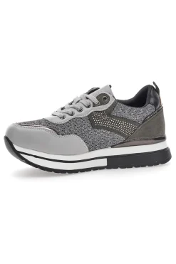 Sneakers Grigie Con Platform Miss Pappalea 23011