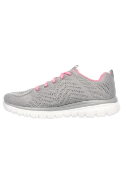 Sneakers Grigie da Donna Skechers Graceful Get Cobbected
