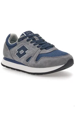 Sneakers Grigie e Blu Con Air Memory Foam Lotto Trainer Amf Msh