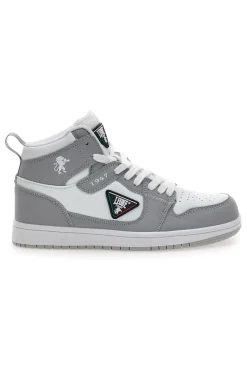 Sneakers grigio/bianco mid casual Leone W075S9