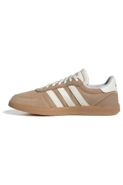 Sneakers in pelle beige con strisce bianche e dettagli traforati Adidas Breaknet Sleek