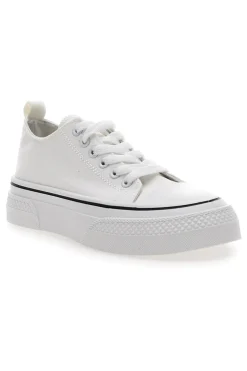 Sneakers in Tela Bianche Cafè Cost 211