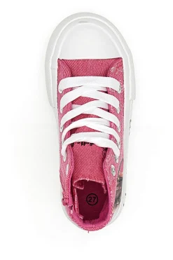 Sneakers In Tela Charlotte 7901 Fucsia