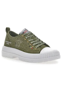 Sneakers in Tela Cotton Belt Dre Low CVS oliva
