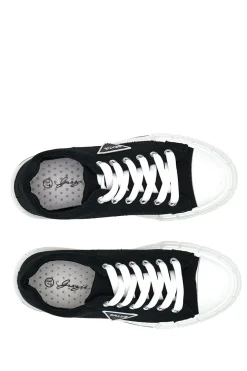 Sneakers in tela traforata Grazie 3581 Nera