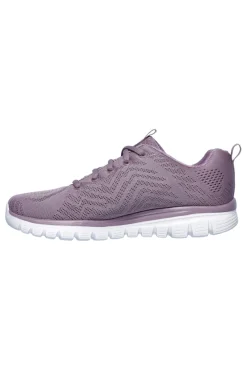 Sneakers lavanda in mesh con Memory Foam Skechers Graceful Get Connected R-Sport