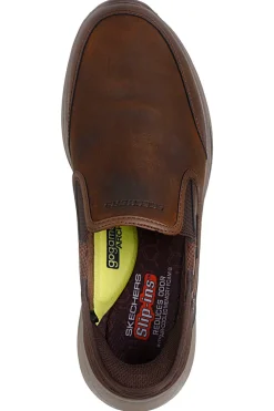 Sneakers marroni Slip-ins Skechers Slade - Cooper