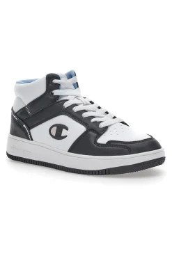 Sneakers Mid Cut Champion Rebound 2.0 Mid Bianche-Nere