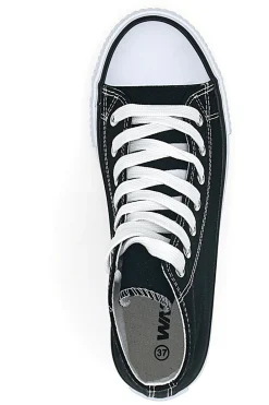 Sneakers Mid Cut Nere con Lacci W Max 5014