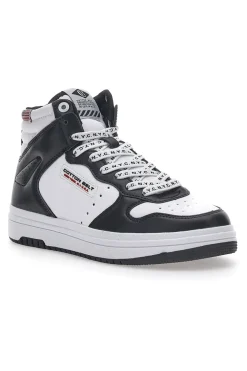 Sneakers Mid Cut Nere-Bianche Cotton Belt Scottie