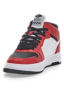 Sneakers Mid Cut Rosse Cotton Belt Kobe Tumble
