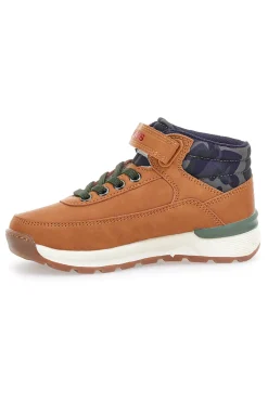 Sneakers mid marroni con dettagli camouflage Levi's Ascot Mini