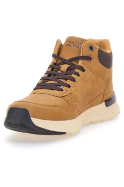 Sneakers mid ocra con suola running Marina militare MM2310