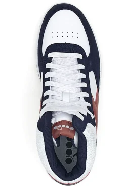 SNEAKERS MID-CUT BIANCHE CON DETTAGLI VIOLA DIADORA RAPTOR HIGH SL