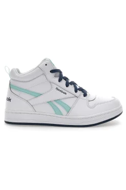 Sneakers Mid-Cut Bianche e Blu Reebok Royal Prime