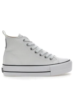 Sneakers Mid-Cut British Knights Kaya Platform Bianche