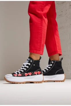 Sneakers Mid-Cut British Knights Kaya Mid Fly Nere