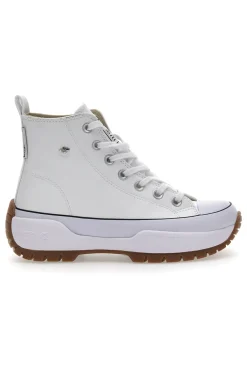 Sneakers Mid-Cut British Knights Kaya Mid Fly Bianche