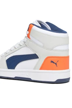 Sneakers Mid-Cut Puma Rebound Layup Sl Jr Bianche e Blu