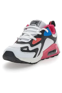Sneakers Multicolor Con Logo Laterale Leone W0508