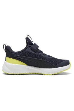 Sneakers Navy con Dettagli Gialli Fluo PUMA Flyer 3 AC+ PS